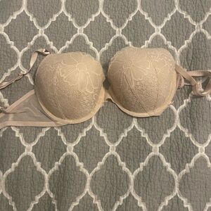 Beige lace Victoria’s Secret bra